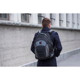 Wenger Synergy mochila Negro Nylon, Poliéster negro, 39,6 cm (15.6"), Compartimento del portátil, Nylon, Poliéster