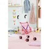 ZAPF Creation BABY born® Cochecito con bolsa, Cochecitos de muñecos rosa neón