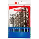 fischer Juego de brocas para metal HSS-G, 1-10mm, Conjuntos de brocas 