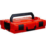 fischer L-BOXX FLB 102, vacío, Caja de herramientas rojo/Negro