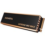 ADATA LEGEND 960 MAX 1 TB, Unidad de estado sólido gris oscuro/Dorado