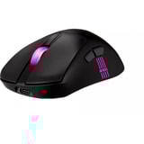 ASUS ROG Keris II Origin BLK ratón Juego mano derecha RF Wireless + Bluetooth + USB Type-A Óptico 42000 DPI, Ratones para gaming negro, mano derecha, Óptico, RF Wireless + Bluetooth + USB Type-A, 42000 DPI, Negro