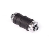 Alphacool ES Schnellverschluss BLH1A PushIn Set AG-AG, Conexión negro (mate)/Cromado