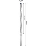Bosch Expert Broca para martillo SDS Max-8X, Taladro Martillo perforador, Hammer drill bit, 2 cm, 520 mm, Concreto, Piedra, 40 cm