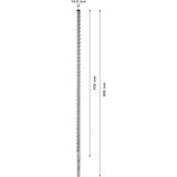 Bosch Expert Broca para martillo SDS plus-7X, Taladro Martillo perforador, Hammer drill bit, 1,4 cm, 600 mm, Concreto, Piedra, 55 cm