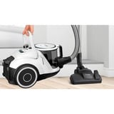 Bosch Serie 6 BGC41XALL aspiradora 2,4 L Secar 700 W Sin bolsa, Aspiradora de suelo blanco, 700 W, Secar, Sin bolsa, 2,4 L, 68 dB, Blanco