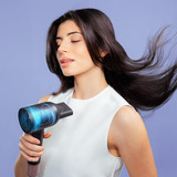 Cecotec 4454, Secador de pelo negro/Oro rojo