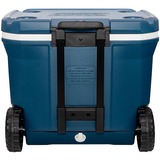 Coleman 50QT Xtreme Wheeled, Nevera azul/blanco