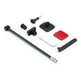DJI Osmo 360 kit de montaje para casco en tercera persona, Soporte negro