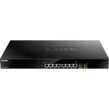 D-Link DMS-1100-10TP switch Gestionado L2 2.5G Ethernet (100/1000/2500) Energía sobre Ethernet (PoE) 1U Negro, Interruptor/Conmutador Gestionado, L2, 2.5G Ethernet (100/1000/2500), Energía sobre Ethernet (PoE), Montaje en rack, 1U