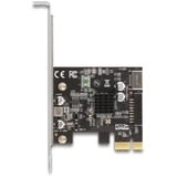 DeLOCK PCI Express x1 > 1in. USB 5 Gbps Tipo-E Key A, 90344, Controlador USB 