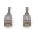 Digitus AK-330127-200-S, Cable negro
