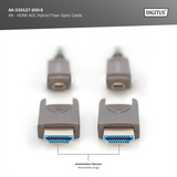 Digitus AK-330127-200-S, Cable negro