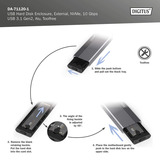 Digitus DA-71120-1, Caja de unidades aluminio