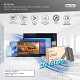 Digitus DA-71120-1, Caja de unidades aluminio