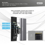 Digitus DA-71120-1, Caja de unidades aluminio