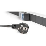 Digitus Regleta con perfil de aluminio, 18 tomas, 42U negro/Aluminio