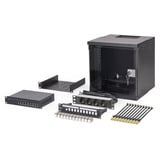 Digitus Set de red SOHO Pro 10" 315x300 mm (AnxF), Armario IT negro