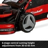 EINHELL GE-CM 36/47 S HW Li Batería Negro, Rojo, Cortacésped rojo/Negro, 47 cm, 3 cm, 6,5 cm, 700 m², 75 L, 3300 RPM