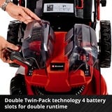 EINHELL GE-CM 36/47 S HW Li Batería Negro, Rojo, Cortacésped rojo/Negro, 47 cm, 3 cm, 6,5 cm, 700 m², 75 L, 3300 RPM