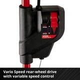 EINHELL GE-CM 36/47 S HW Li Batería Negro, Rojo, Cortacésped rojo/Negro, 47 cm, 3 cm, 6,5 cm, 700 m², 75 L, 3300 RPM