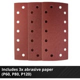 EINHELL Lijadora orbital Power X-Change TE-OS 18/230 Li-Solo, 18Volt rojo/Negro