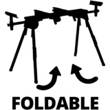 EINHELL MSS 1608, Soporte negro/Rojo