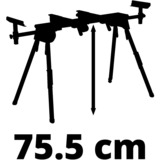 EINHELL MSS 1608, Soporte negro/Rojo