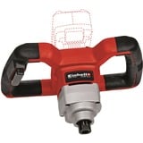 EINHELL Mezclador de pintura/mezcla Power X-Change TE-MX 18 Li - Solo, 18 Voltios, Agitador rojo/Negro