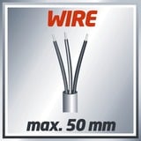 EINHELL TC-MD 50 multidetector digital Cable con corriente, Metal, Madera, Localizador rojo/Negro, 6F22, 9 V, 1 min, 150 g, 365 mm, 220 mm