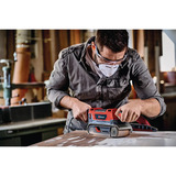EINHELL TE-BS 850 E, Lijadora de banda rojo/Negro