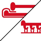 EINHELL TE-OS 18/230 Li-Solo, 4460720, Lijadora orbital rojo/Negro