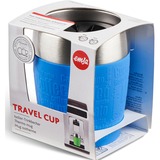 Emsa TRAVEL CUP tazón Azul, Termo azul/Acero fino, Sencillo, 0,2 L, Azul