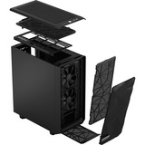 Fractal Design Meshify 2 Compact Torre Negro, Cajas de torre negro, Torre, PC, Negro, ATX, micro ATX, Mini-ITX, Acero, Juego
