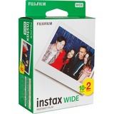 Fujifilm Instax Wide Film película instantáneas 20 pieza(s) 108 x 86 mm, Papel fotográfico 20 pieza(s)