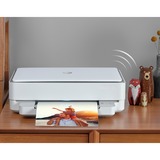 HP ENVY 6020e Inyección de tinta térmica A4 4800 x 1200 DPI 7 ppm Wifi, Impresora multifuncional blanco/Gris, Inyección de tinta térmica, Impresión a color, 4800 x 1200 DPI, Copia a color, A4, Gris, Blanco