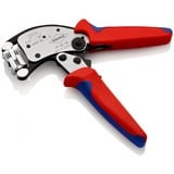 KNIPEX Alicates de engaste autoajustables Twistor 16, Crimpadora rojo/Azul
