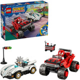 LEGO Sonic the Hedgehog Silvers Auto vs. Monstertruck de Knuckles, Juegos de construcción 