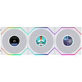 Lian Li UNI FAN TL LCD FLEX 120 Wireless, Ventilador blanco