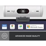 Logitech Brio 500 Cámaras web, Webcam blanco/Negro, 4 MP, 1920 x 1080 Pixeles, Full HD, 60 pps, 1280x720@60fps, 1920x1080@30fps, 1080p, 720p