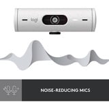 Logitech Brio 500 Cámaras web, Webcam blanco/Negro, 4 MP, 1920 x 1080 Pixeles, Full HD, 60 pps, 1280x720@60fps, 1920x1080@30fps, 1080p, 720p