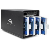OWC ThunderBay 4 mini Carcasa de disco duro/SSD Negro 2.5", Caja de unidades negro, Carcasa de disco duro/SSD, 2.5", SATA, 40 Gbit/s, Conexión USB, Negro