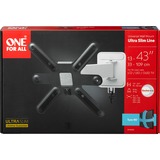 One for all Soporte de pared para TV WM 6242 negro