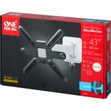 One for all Soporte de pared para TV WM 6242 negro