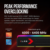 PNY MD32GK2D5640036XRGB, Memoria RAM negro