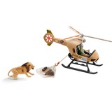 Schleich Vida Salvaje Animal rescue helicopter, Muñecos 3 año(s), Multicolor