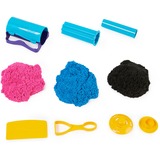 Spin Master KINETIC SAND - ARENA MÁGICA - SLICE N' SURPRISE - 383g de Arena Negra, Rosa y Azul y 7 herramientas - Kit Manualidades Niños - 6063482 - Juguetes Niños 3 Años +, Juego de arena Kinetic Sand - ARENA MÁGICA - SLICE N' SURPRISE - 383g de Arena Negra, Rosa y Azul y 7 herramientas - Kit Manualidades Niños - 6063482 - Juguetes Niños 3 Años +, Arena kinética infantil, 3 año(s), No tóxico, Multicolor