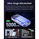 SwitchBot Timbre de video con pantalla, Timbre de la puerta blanco/Plateado