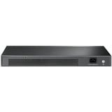 TP-Link TL-SG1024 No administrado Gigabit Ethernet (10/100/1000) 1U Negro, Interruptor/Conmutador negro, No administrado, Gigabit Ethernet (10/100/1000), Bidireccional completo (Full duplex), Montaje en rack, 1U, Minorista