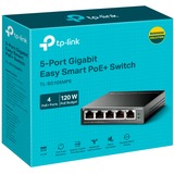 TP-Link TL-SG105MPE, Interruptor/Conmutador negro